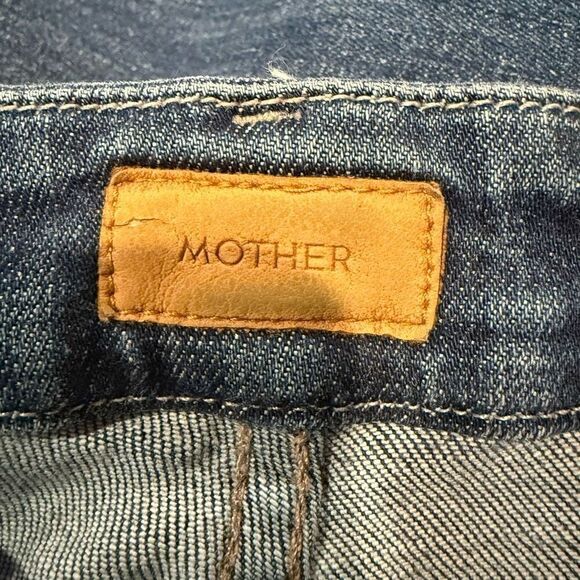 Mother High Waisted Looker Jeans in Clean Sweep Size 26 - Picture 6 of 9